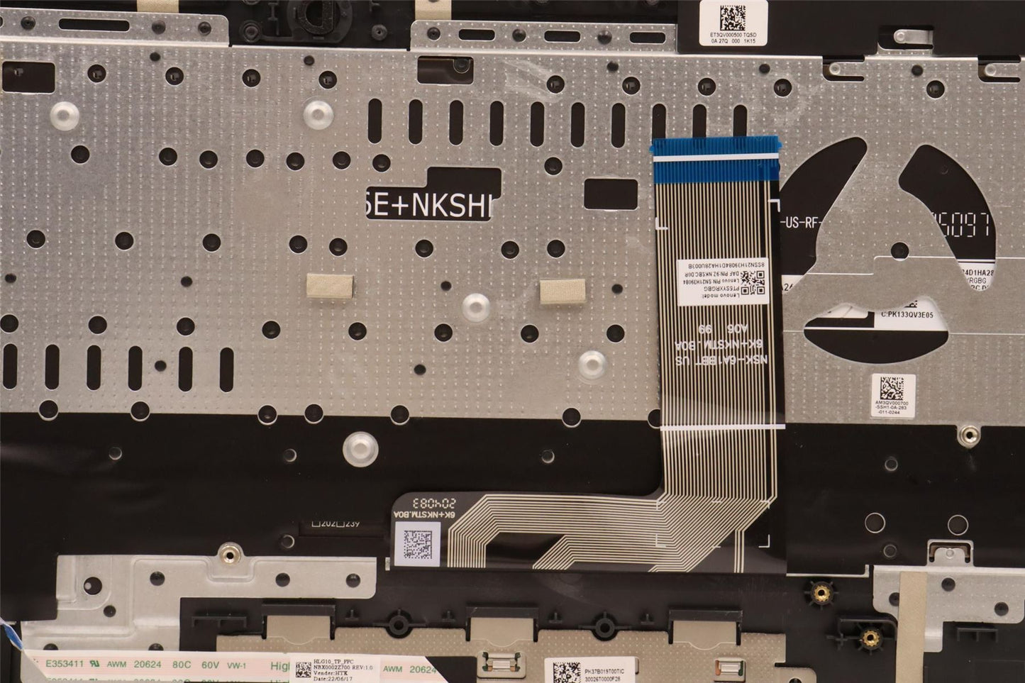 Lenovo IdeaPad 3 15IAH7 Palmrest Cover Touchpad Keyboard Russian 5CB1H89917