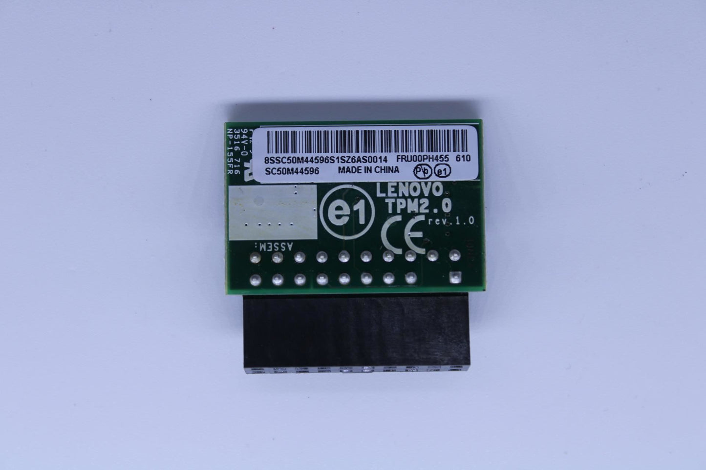 Lenovo USI-TPM2.0 Module V1.0 MP M.2 Board 00PH455