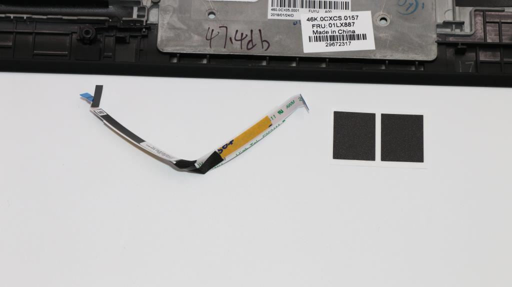 Lenovo Yoga X1 3rd Keyboard Palmrest Top Cover Slovenian Black Backlit 01LX807