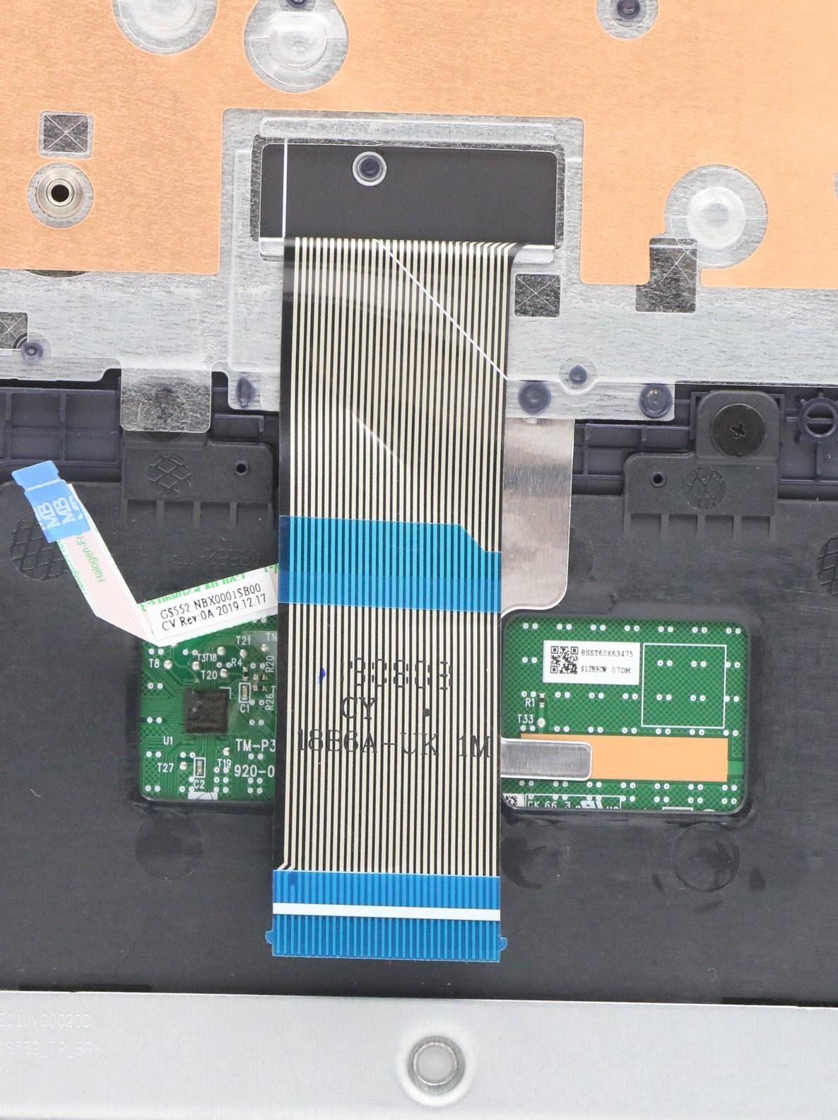 Lenovo IdeaPad 3-15IML05 Keyboard Palmrest Top Cover UK Blue 5CB1D01999