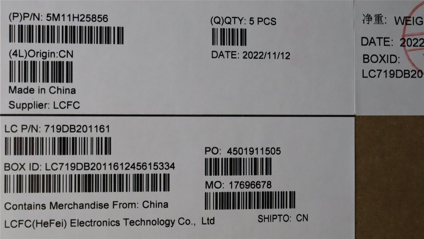 Lenovo ThinkPad T14s 3 Keyboard Palmrest Top Cover Danish Black 5M11H25856