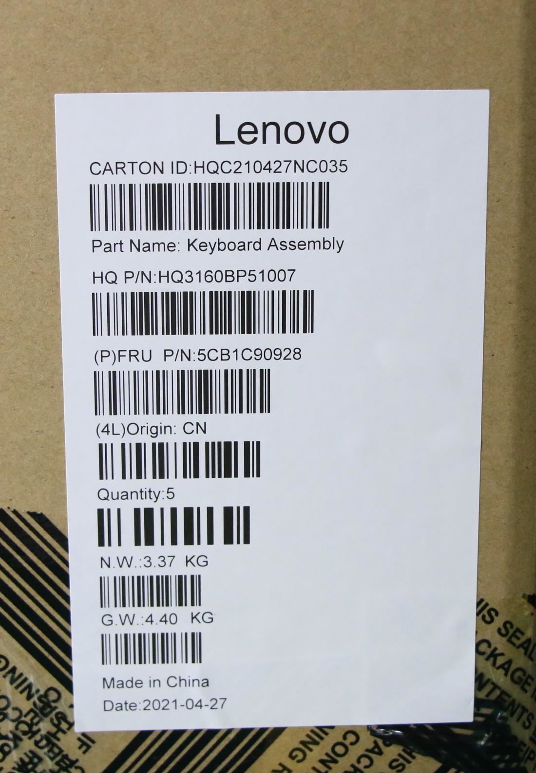 Lenovo Flex 3 11M836 Palmrest Cover Touchpad Keyboard German Grey 5CB1C90928
