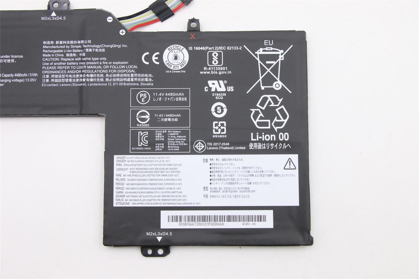 Lenovo IdeaPad S540-15IWL S540-15IML Akku 11,34 V 52,5 Wh 5B10T09091
