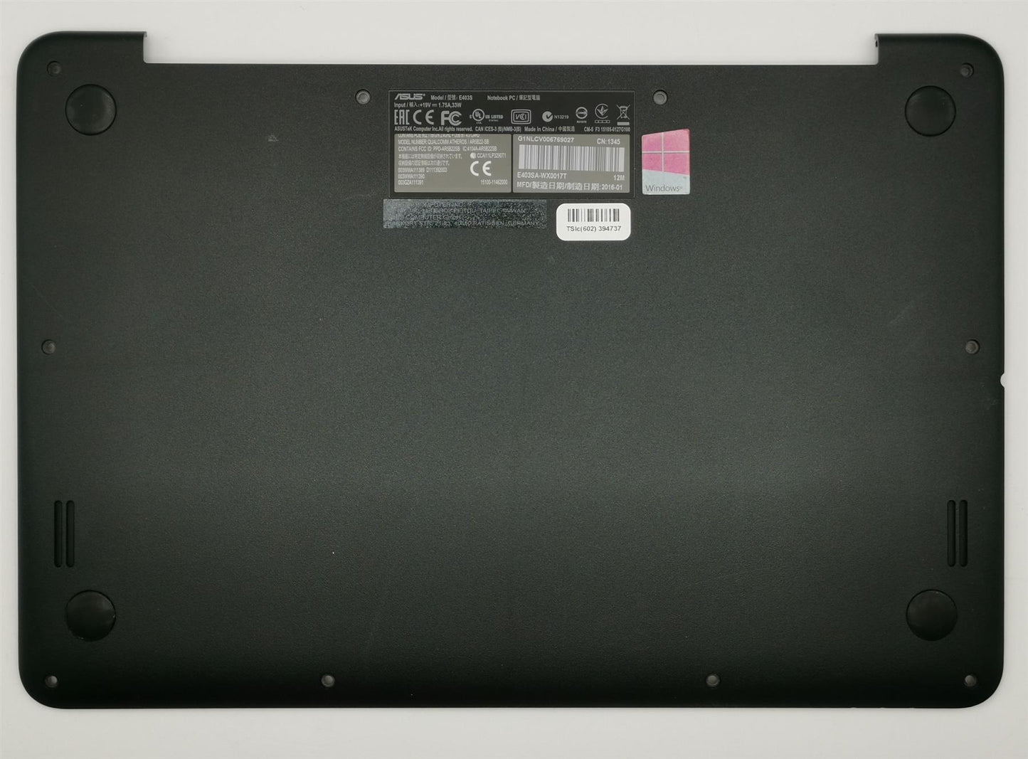 Asus E403SA Bottom Case Sub Assy 90NL0061-R7D010