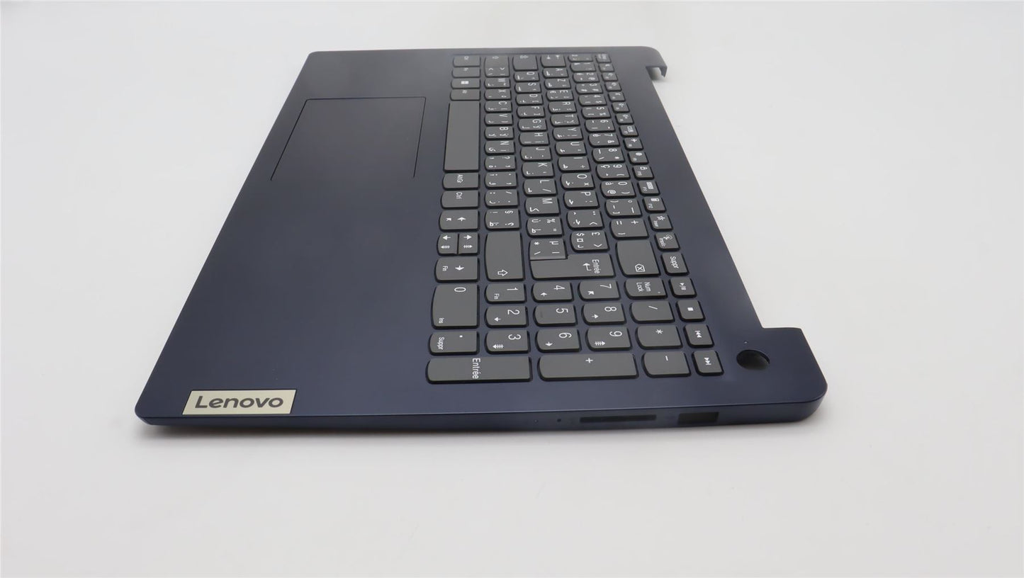 Lenovo IdeaPad 3 15IAU7 Palmrest Cover Touchpad Keyboard Abyss Blue 5CB1H77914