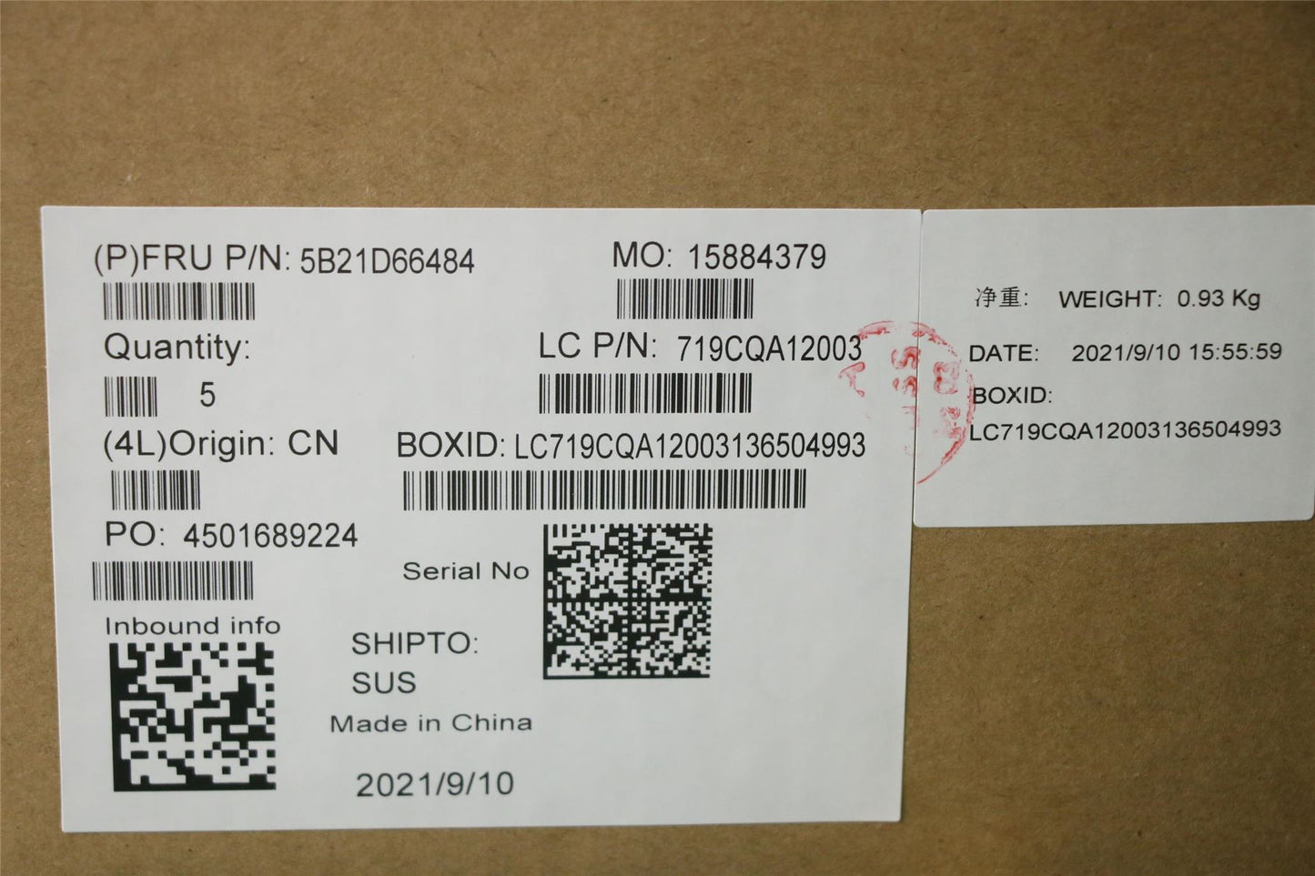 Lenovo IdeaPad 7 14IHU5 Motherboard Mainboard 5B21D66484