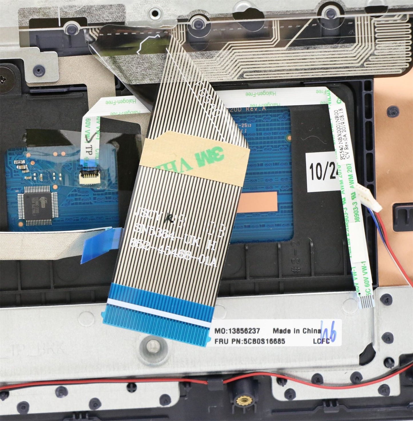 Lenovo IdeaPad L340-15IWL L340-15API Keyboard Palmrest Top Cover Blue 5CB0S16685