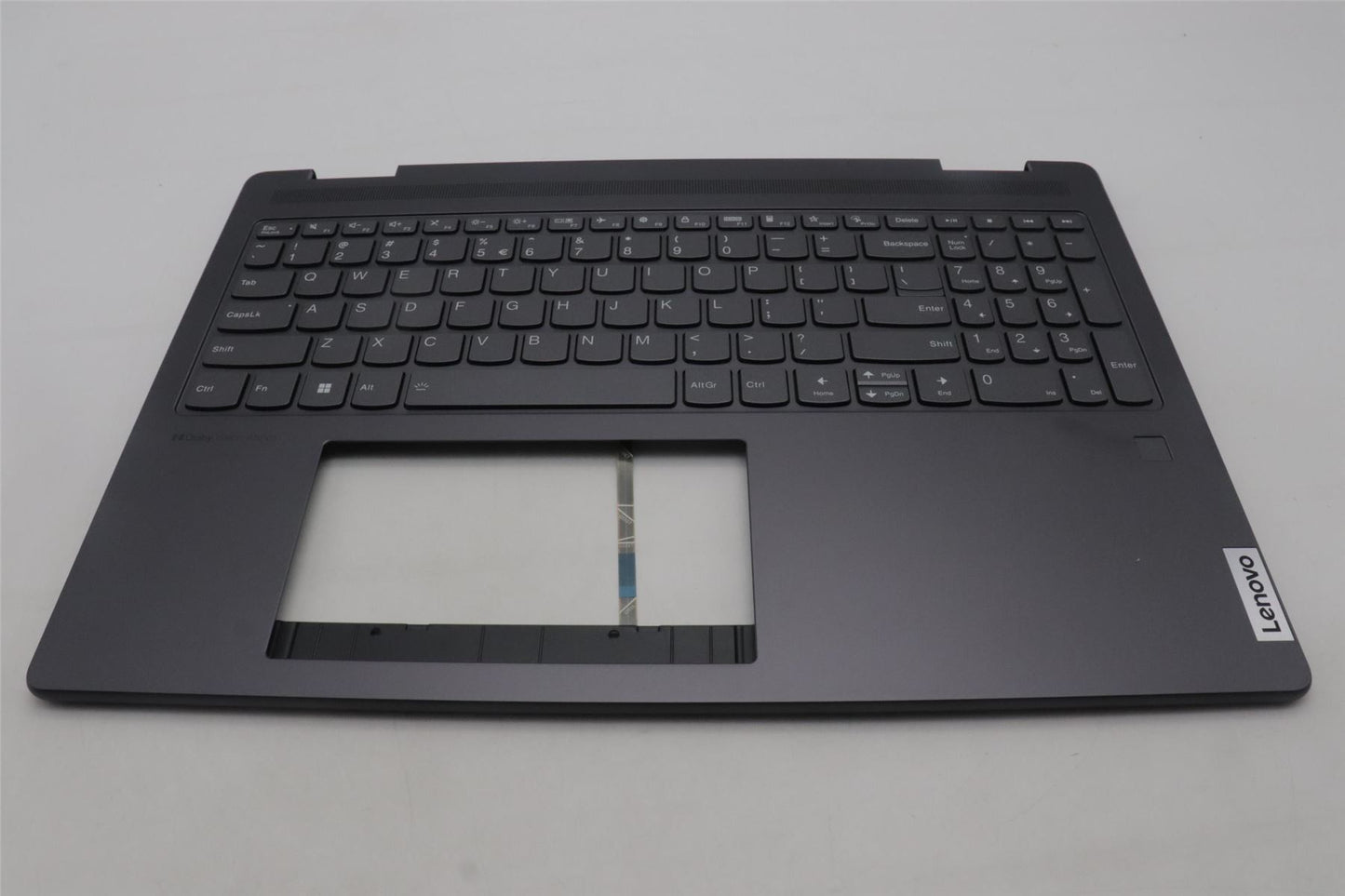 Lenovo Yoga 7 16IRL8 Keyboard Palmrest Top Cover US Euro Storm Grey 5CB1L31857
