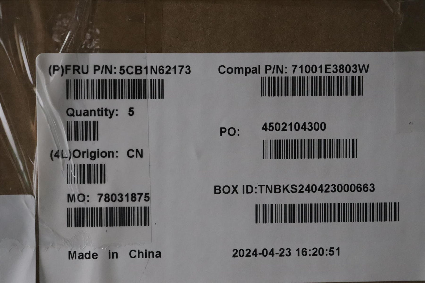 Lenovo UpperCaseASM_UKR C 83FD WH RGB 5CB1N62173