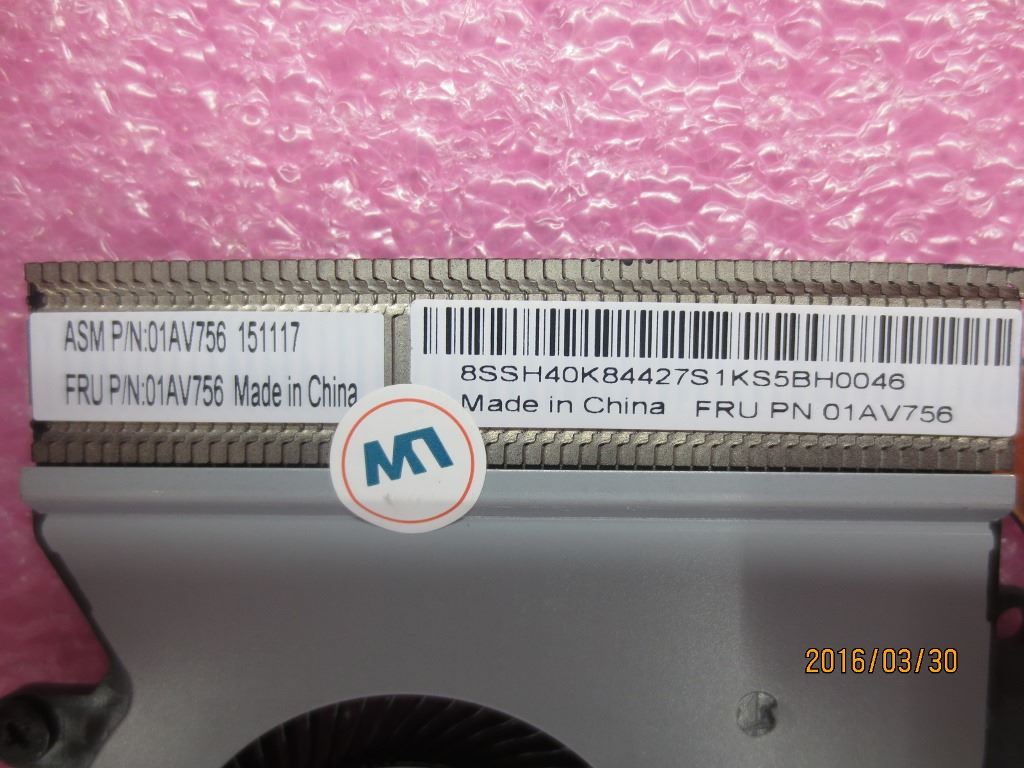 Lenovo ThinkPad 11e 3rd 11e 4th Fan Heatsink 01AV756