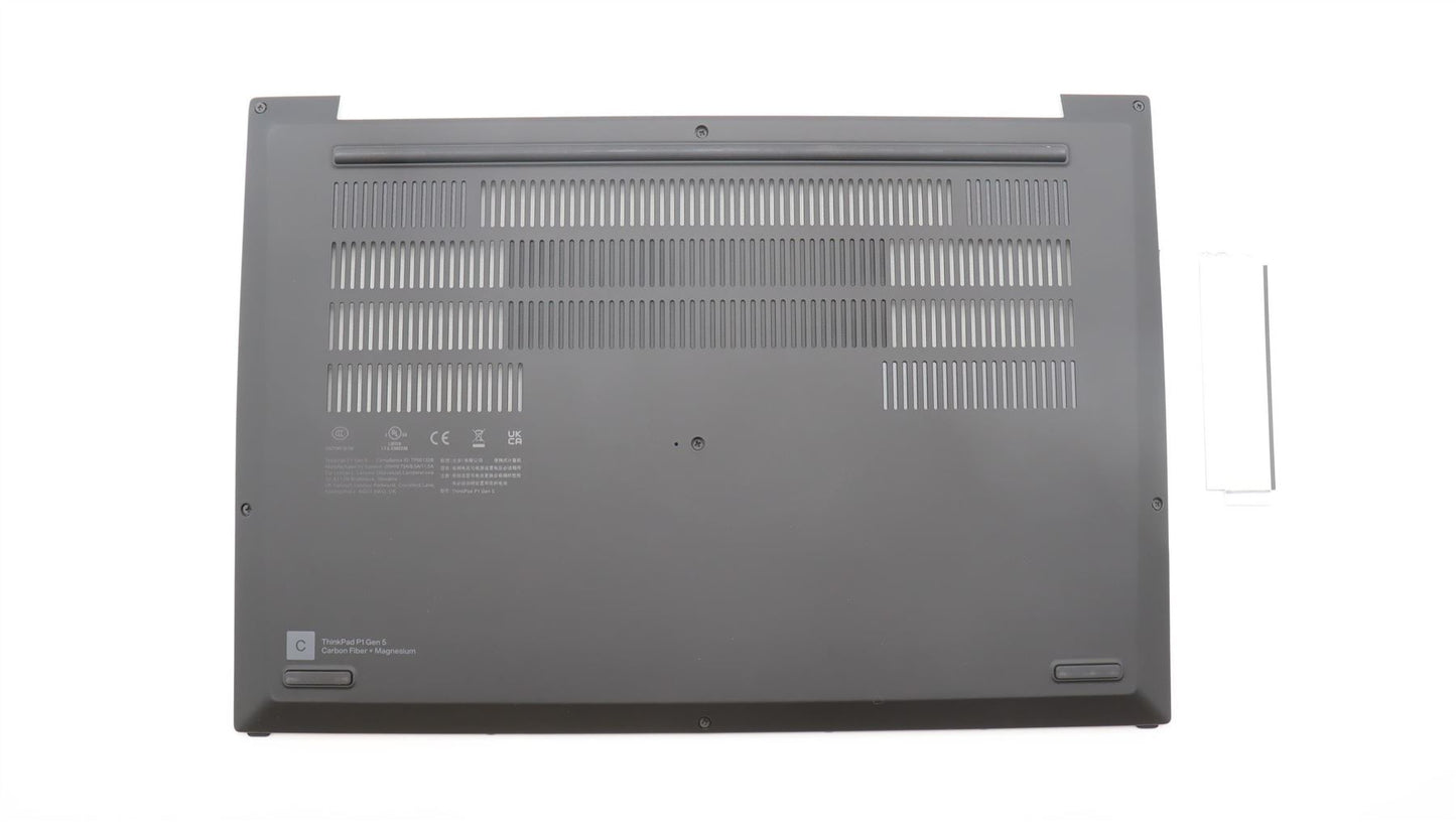 Lenovo ThinkPad P1 Gen 5 Bottom Base Lower Chassis Cover Black 5M11K66113