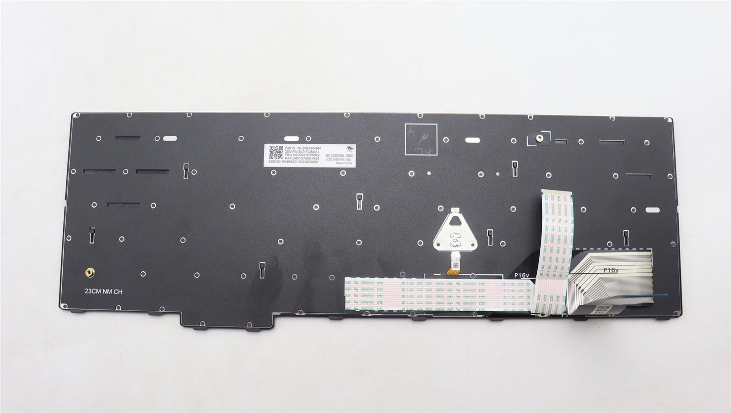 Lenovo NB_KYB CS23 NM TOP,BK-NBL,CHY,SWE/FIN 5N21K05062