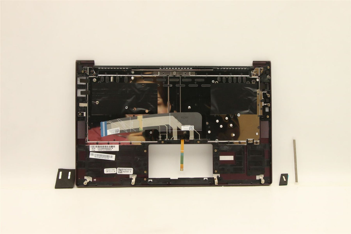 Lenovo Yoga 7-14ITL05 Palmrest Cover Keyboard Czech Slovakian Red 5CB1B05316