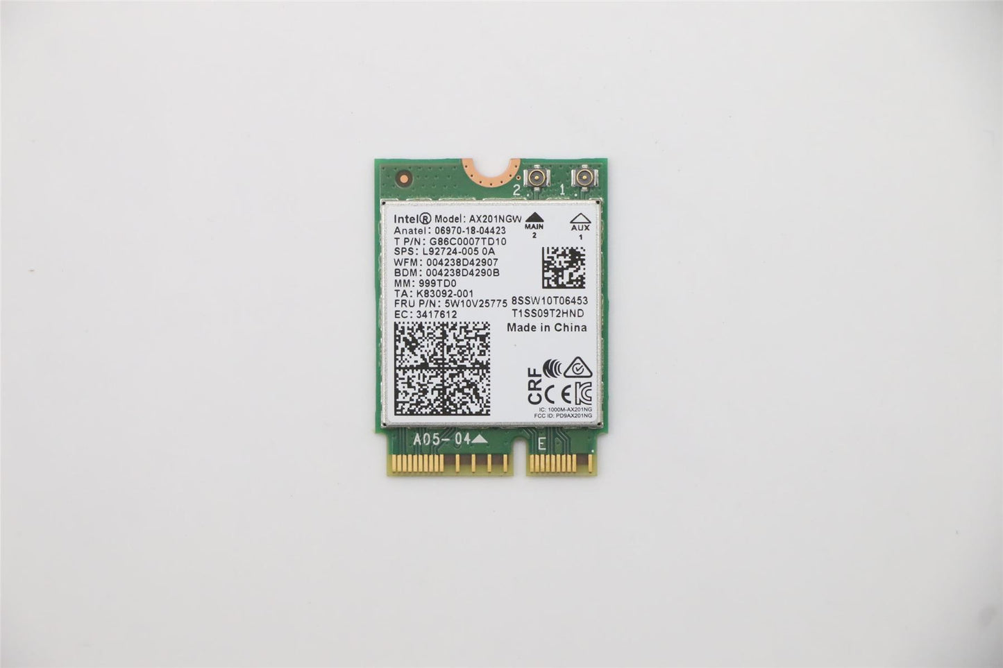 Lenovo 5W10V25775 Wireless,CMB,IN,AX201 NV NO