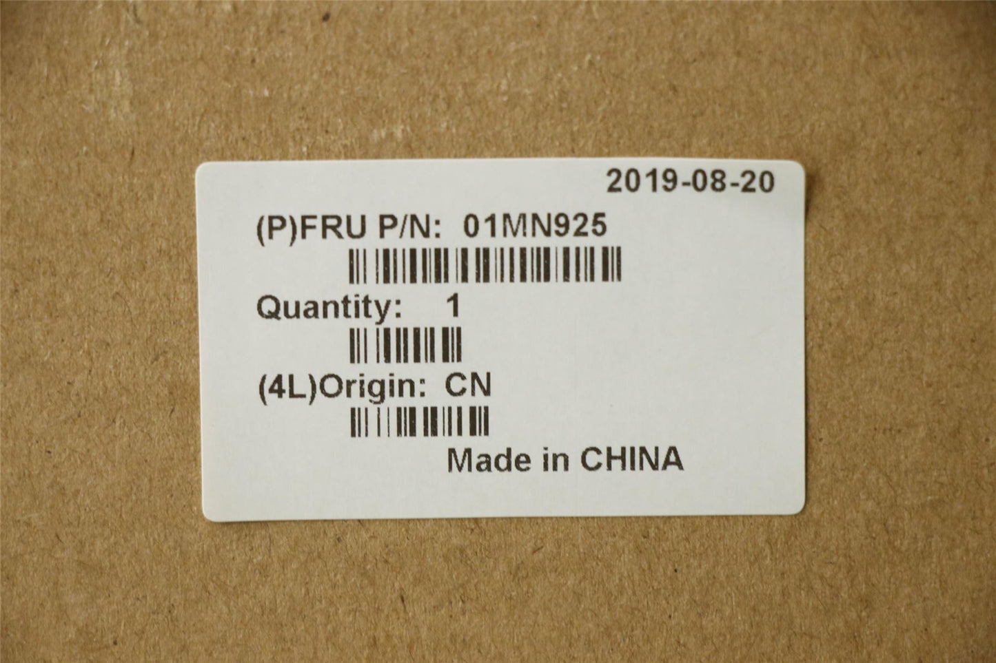 Lenovo Intel WHL_U 15W A340 UMA HS 01MN925
