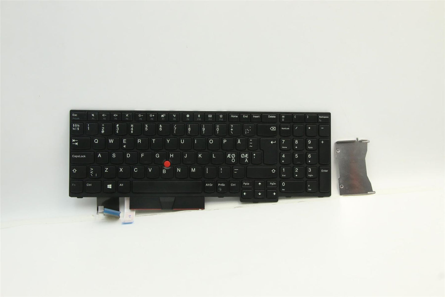 Lenovo ThinkPad L580 L590 E580 E585 T590 E590 E595 Keyboard Nordic Black 01YP679