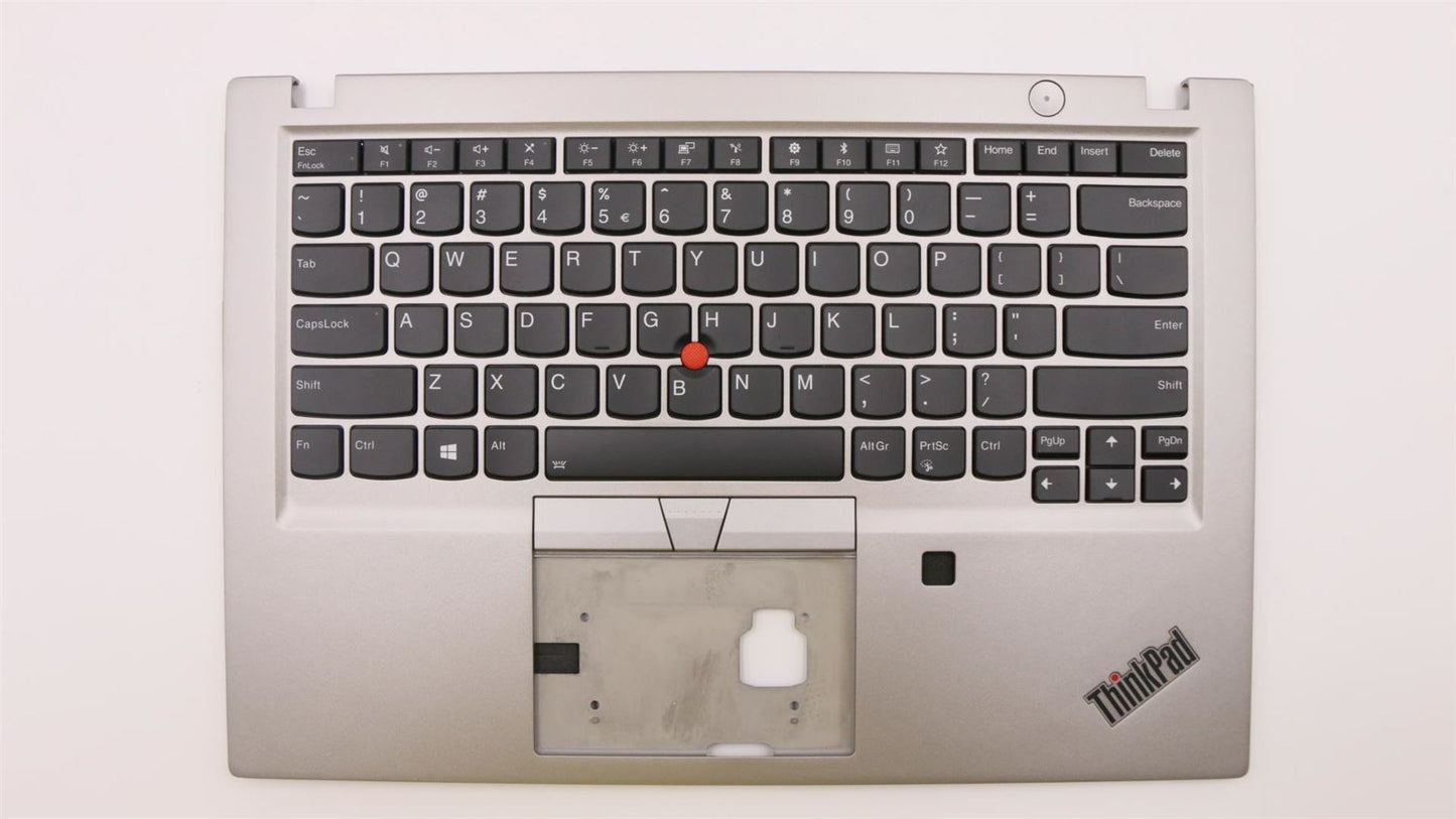 Lenovo ThinkPad T490s Keyboard Palmrest Top Cover US International Black 02HM354