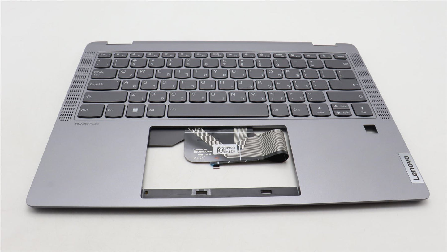 Lenovo IdeaPad 5 14IRU8 Palmrest Cover Touchpad Keyboard Hebrew 5CB1L30676