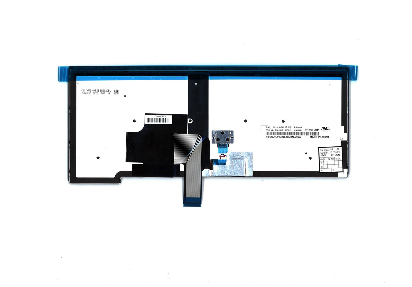Lenovo NB_KYB CS13TBL barb KBD,ARA,LTN 01AX315
