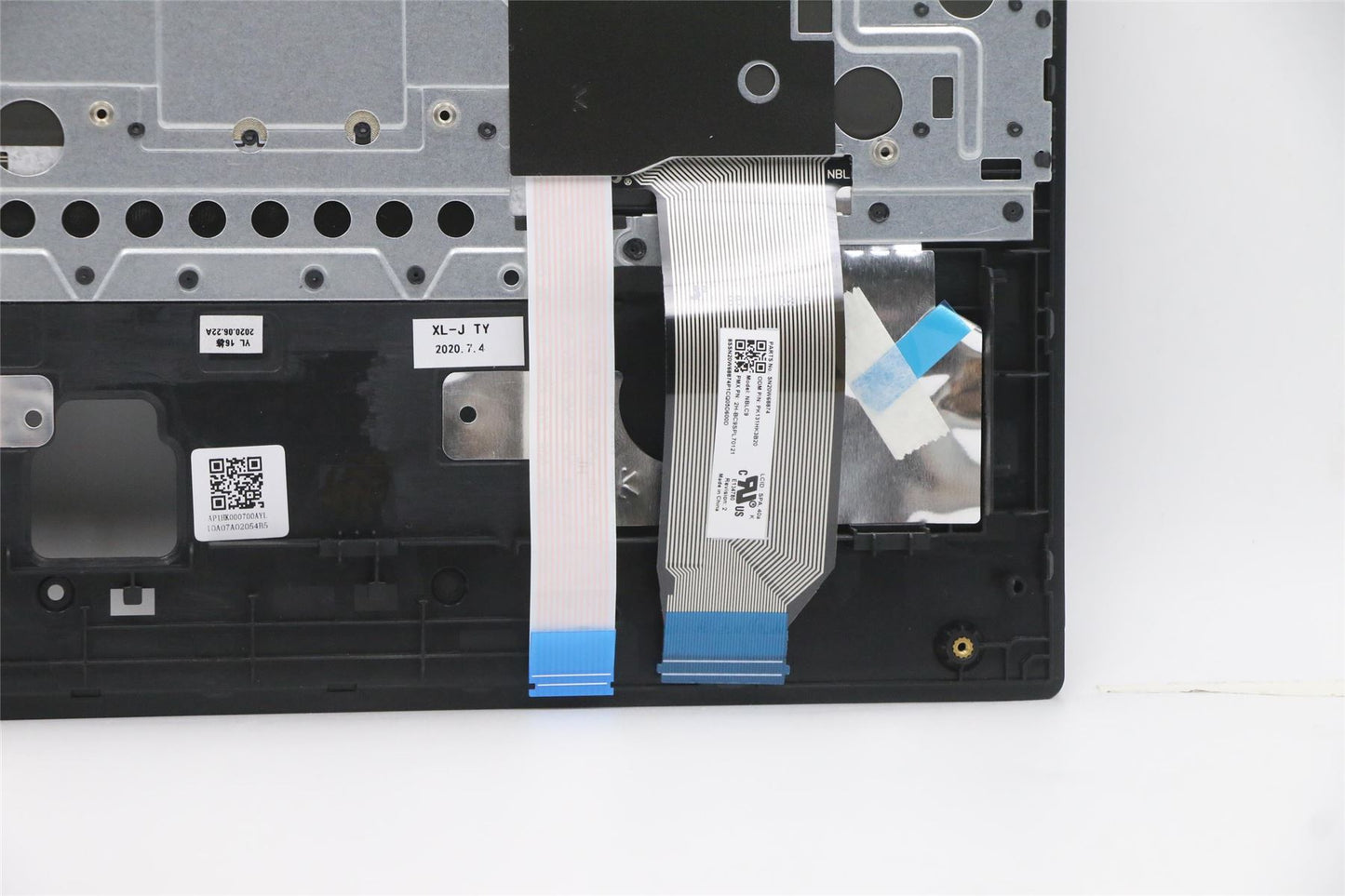 Lenovo ThinkPad E15 2 Keyboard Palmrest Top Cover Spanish Black 5M10W64589