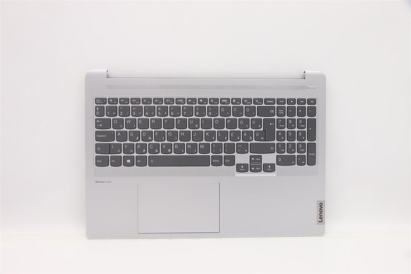 Lenovo Pro 5 Pro-16ACH6 Keyboard Palmrest Top Cover Hungarian Silver 5CB1C74947