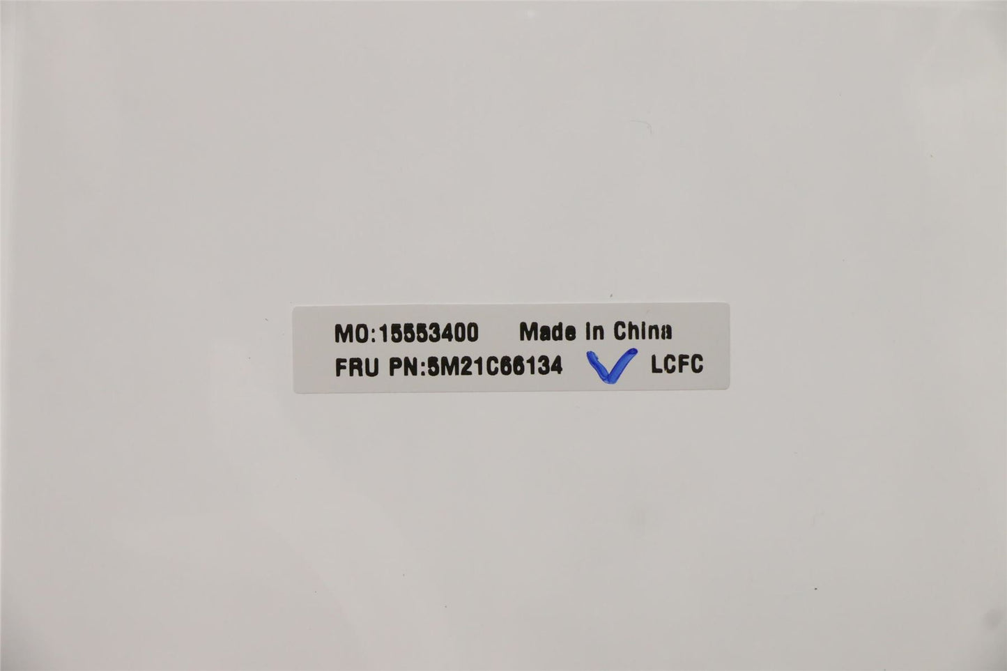 Lenovo 5M21C66134 MECHANICAL Cover_Folio_Mylar FRU