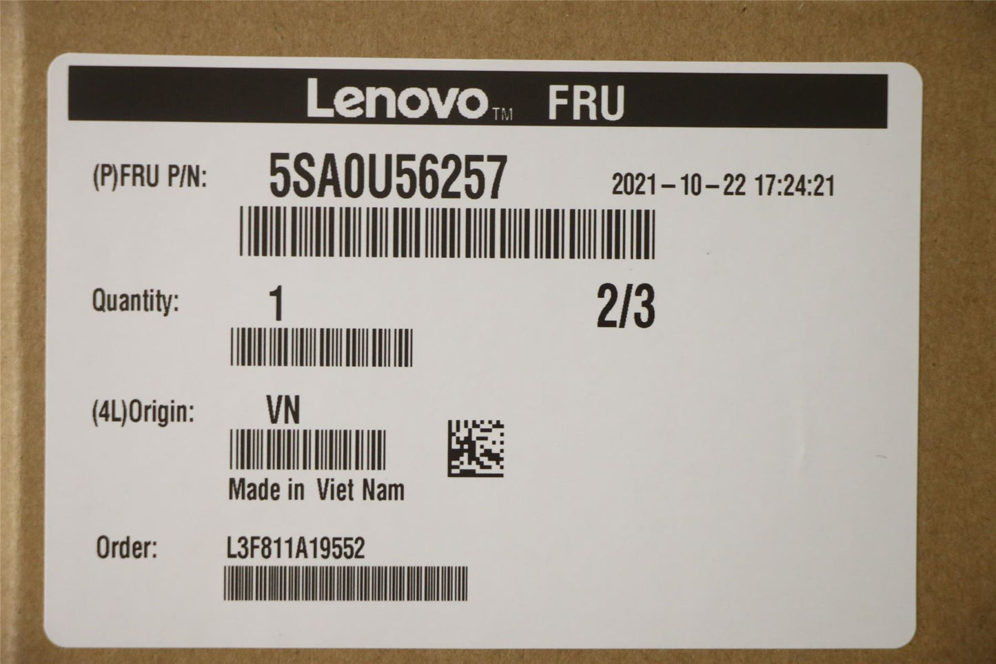 Lenovo Tiny P350 CPU Processor 5SA0U56257