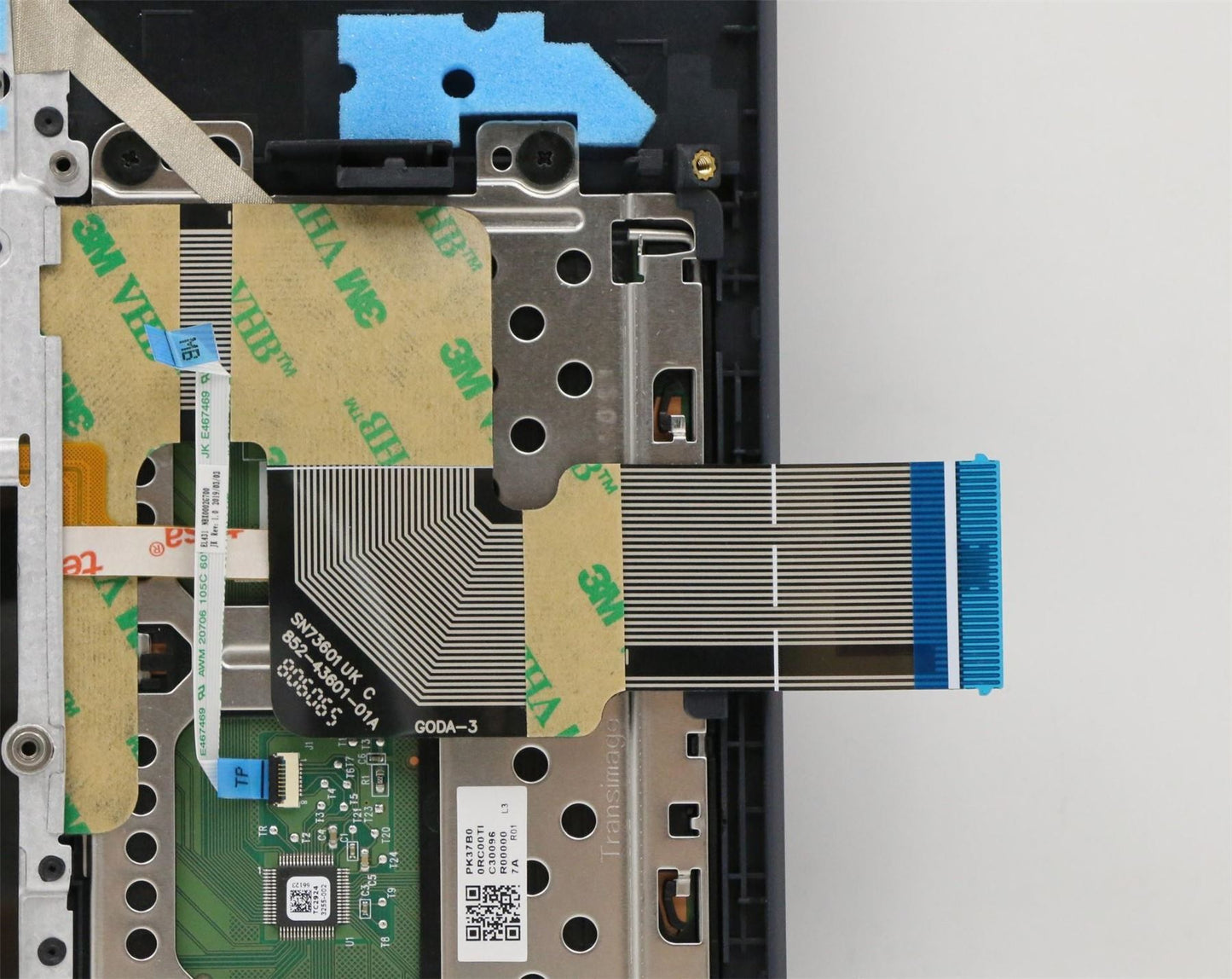 Lenovo IdeaPad S340-14IWL S340-14API Keyboard Palmrest Top Cover Blue 5CB0S18605