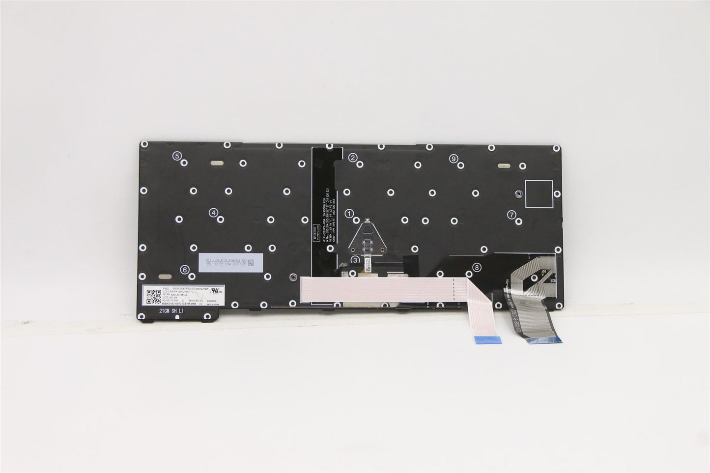 Lenovo ThinkPad X13 2 Tastatur Nordic Schwarz mit Hintergrundbeleuchtung 5N21A21825