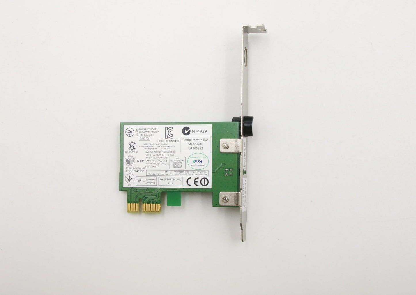 Lenovo Gemtek RTL8188CE 11N SB+RiserCard WiFi WLAN Riser Board 11012529