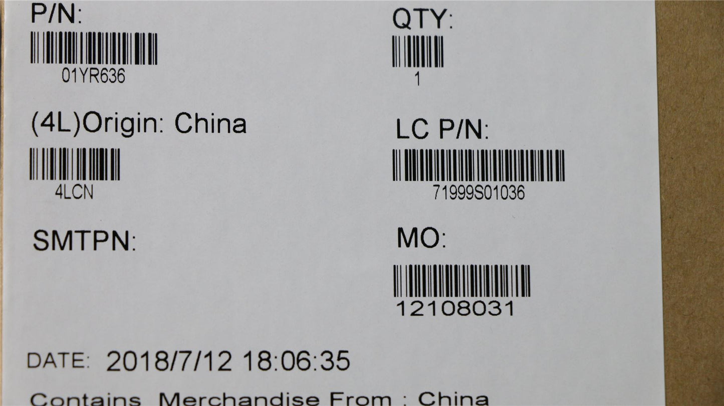 Lenovo Carbon X1 6th Keyboard Palmrest Top Cover UK Black 01YR636