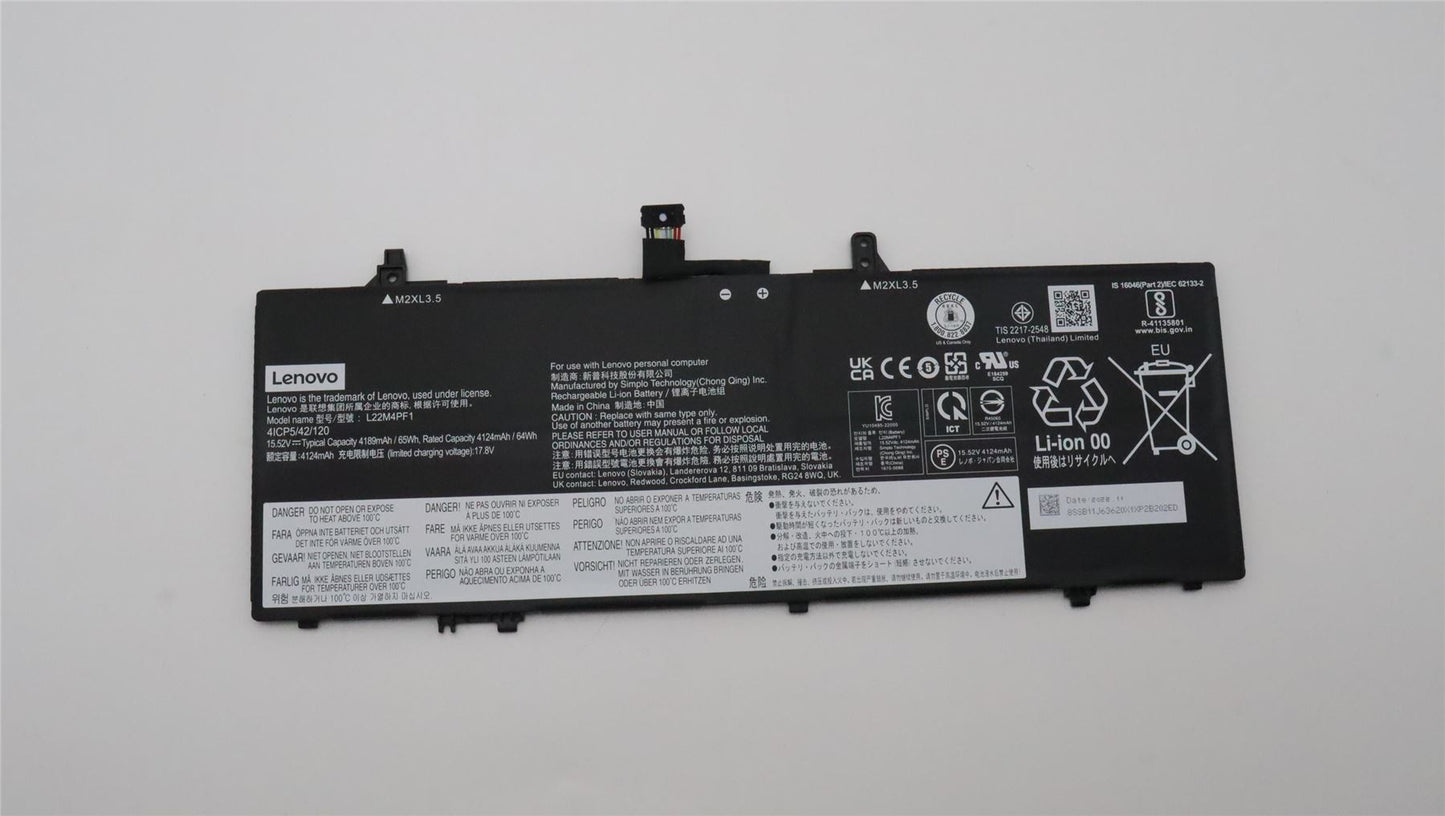 Lenovo Yoga 6 14IAP8 6 14IRP8 6 14APU8 7 14IRP8 6 14IRH8 Battery 5B11N45328