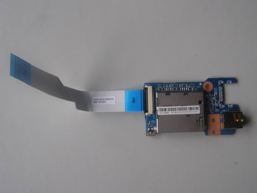 Lenovo G580 SD Card Reader Audio Port Board 90000309