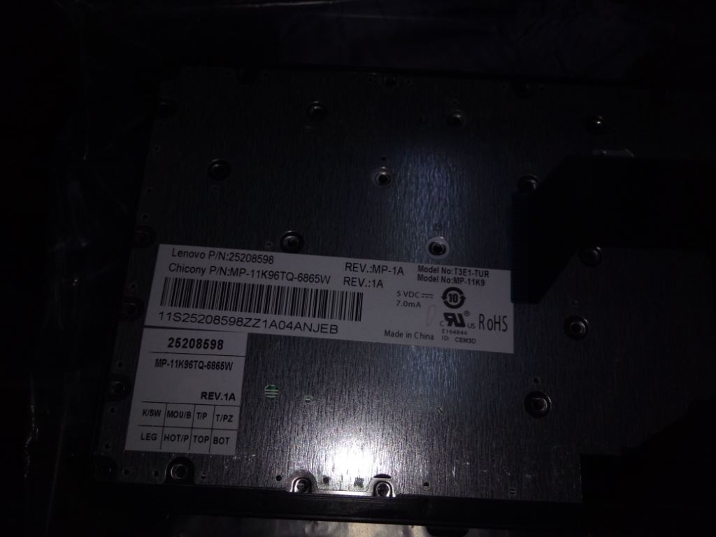 Lenovo CCYT3E1Tur85keyBlkKeyBlkFKBD(win8) Keyboard 25208598