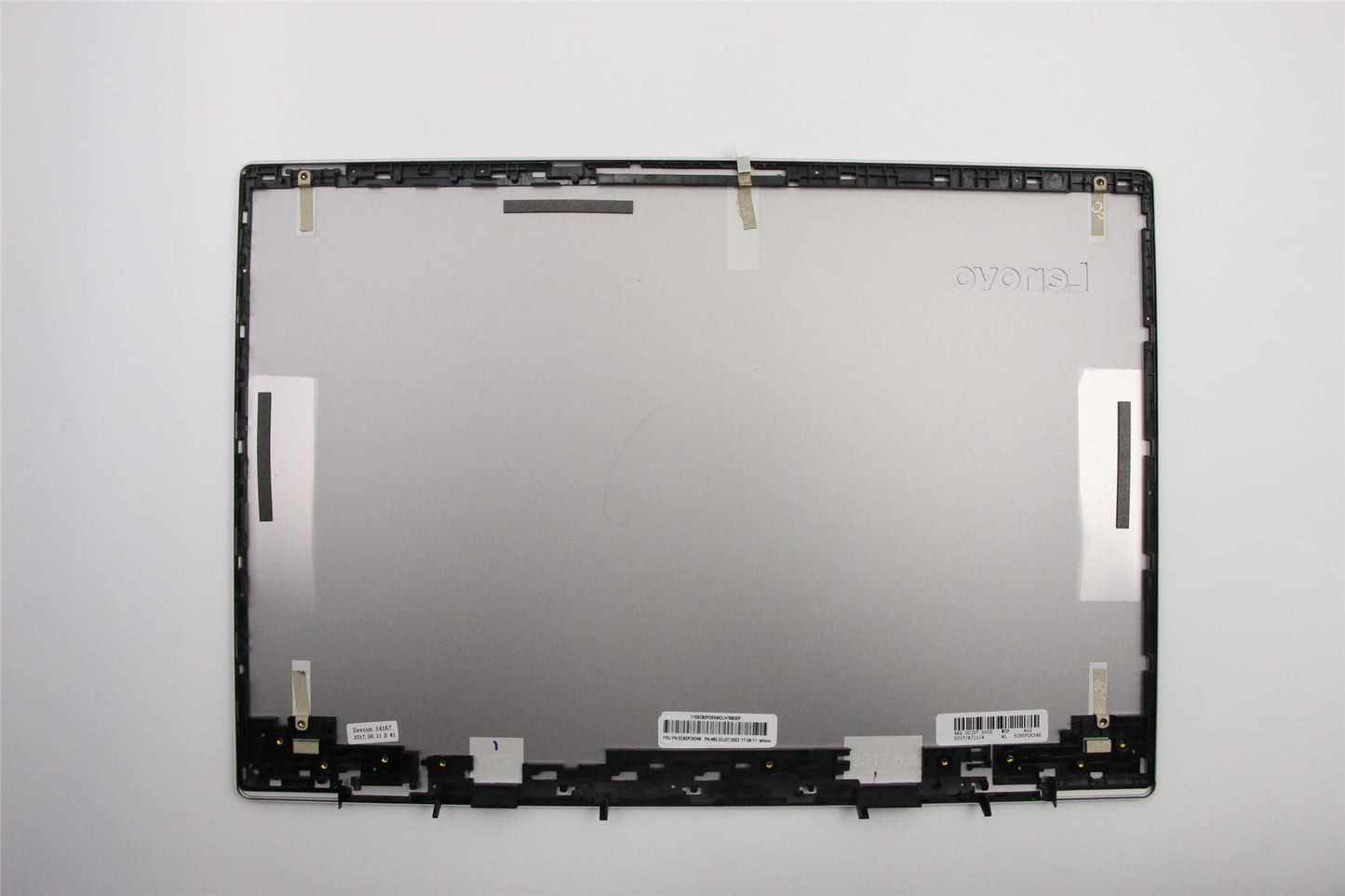 Lenovo IdeaPad 720-15IKB LCD Cover Rear Back Housing Silver W/Gasket 5CB0P26346