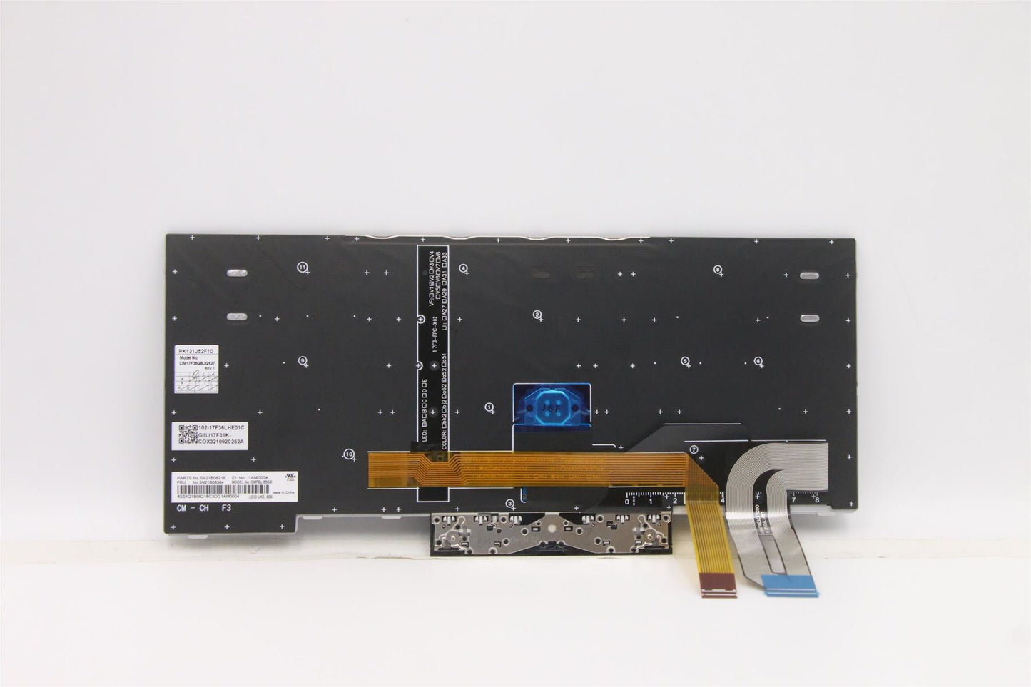 Lenovo ThinkPad P14s 2 T14 2 Keyboard UK Grey Backlit 5N21B08364