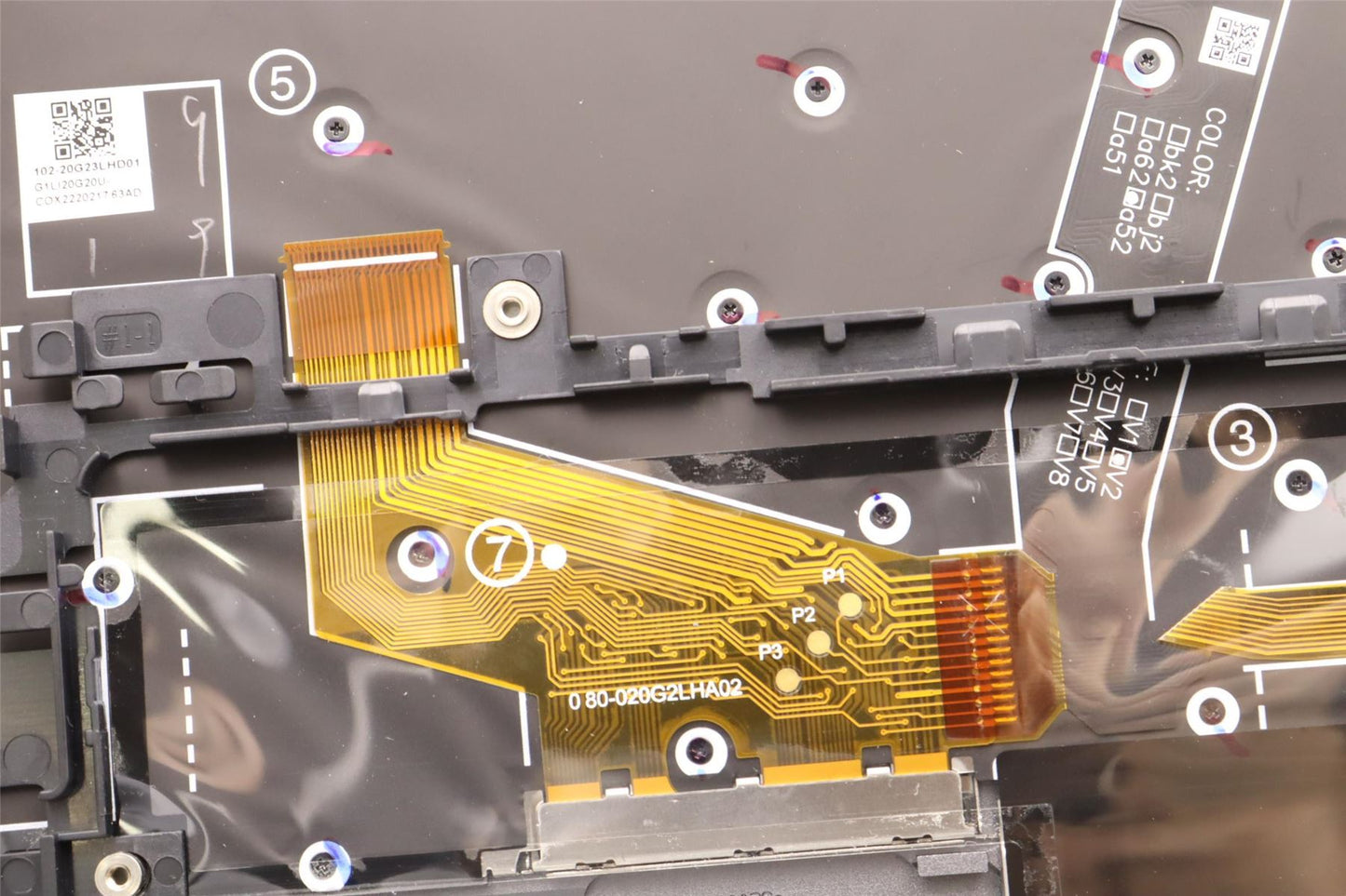 Lenovo MECH_ASM KBD BZL,WL,GY,CHY,THAI 5M11C40981