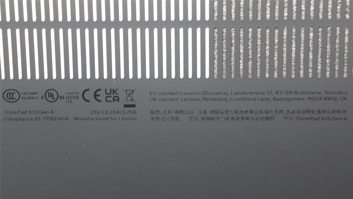 Lenovo X13G4_D_COVER_D_4G_BLK_ASSY 5CB1L57830