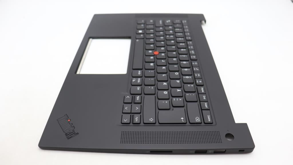 Lenovo ThinkPad P1 Gen 6 Keyboard Palmrest Top Cover Danish 5M11L88999