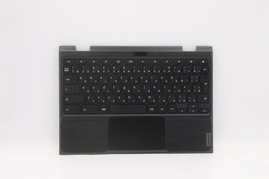 Lenovo Chromebook 300e 2nd Gen Palmrest Cover Touchpad Keyboard Black 5CB1G97586