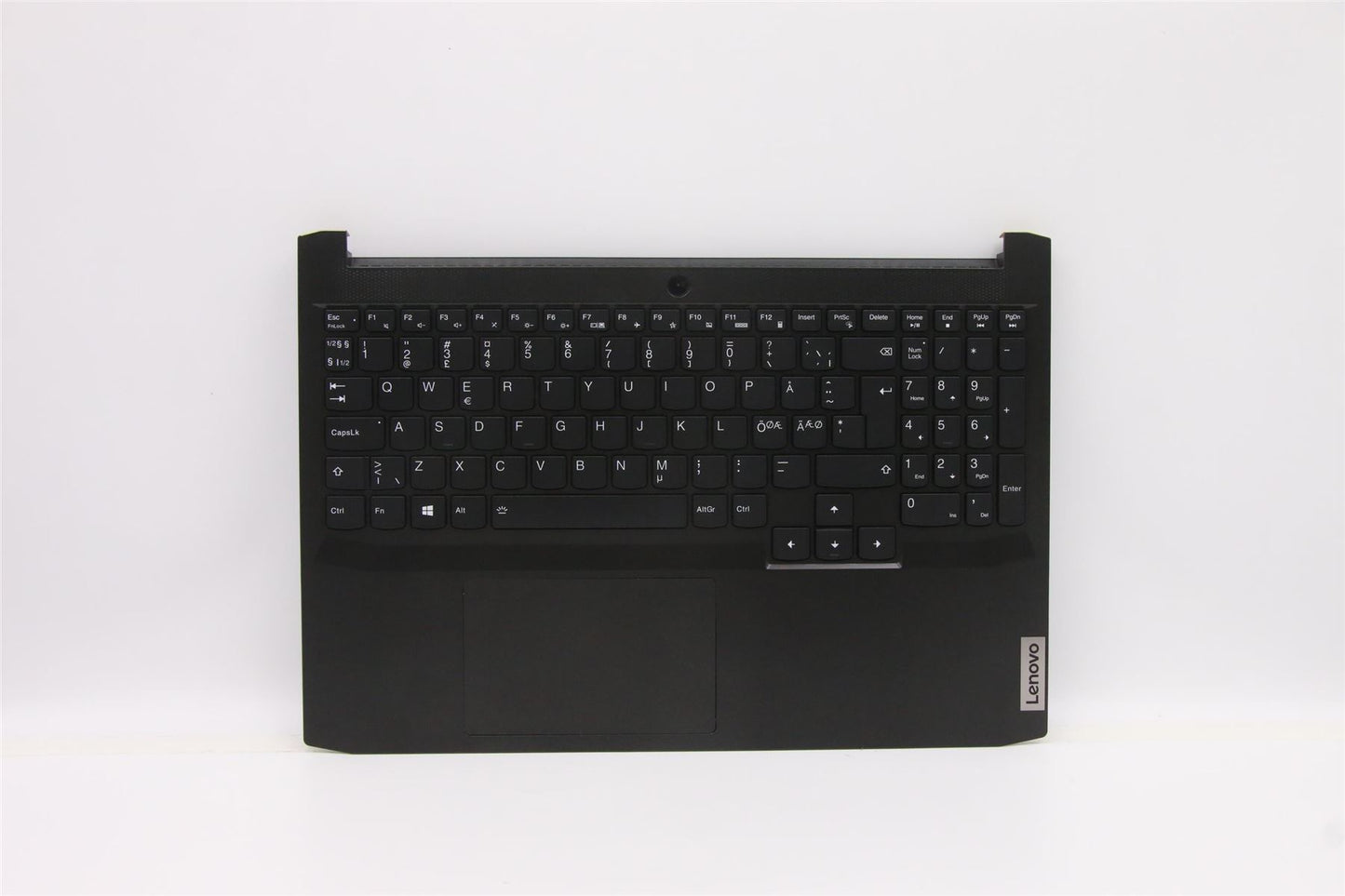 Lenovo Gaming 3-15ACH6 3-15IHU6 Keyboard Palmrest Top Cover Norwegian 5CB1D04586