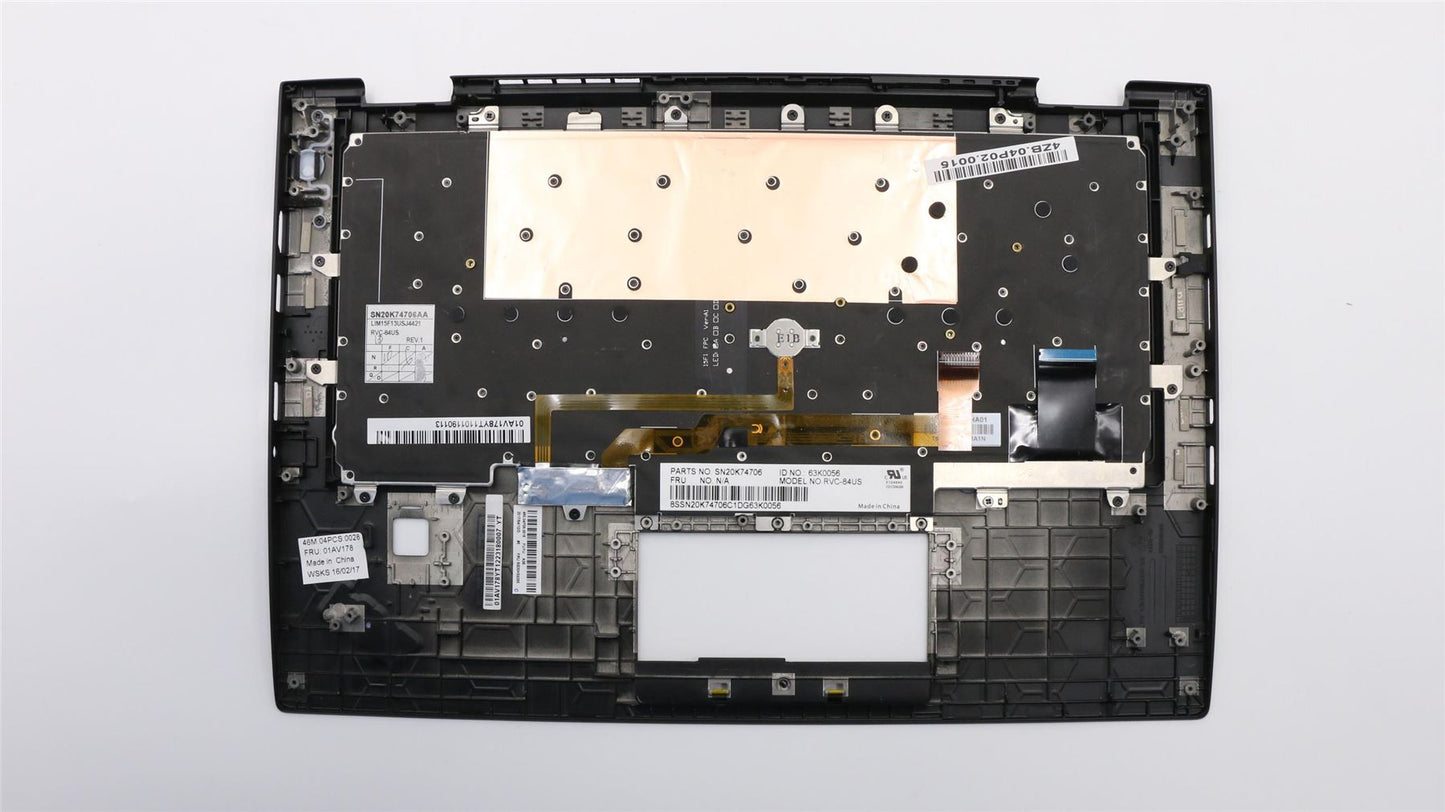 Lenovo MECH_ASM KBD,USI,Bezel US,screw,CHY 01AV178