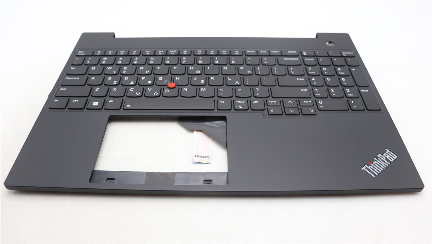 Lenovo ThinkPad E16 Gen 1 Keyboard Palmrest Top Cover Greek Black 5M11H94877
