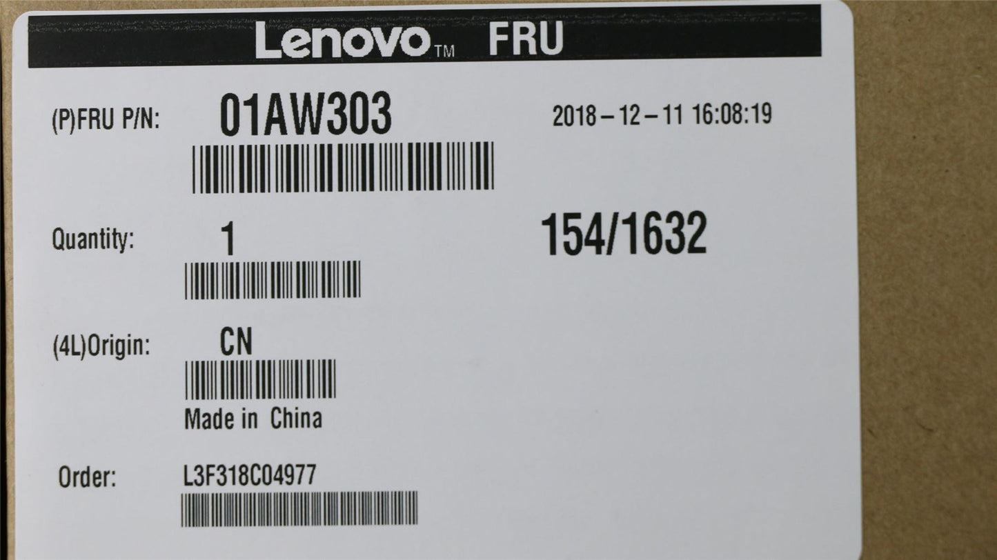 Lenovo ThinkPad T460 Palmrest Top Cover Housing Black 01AW303