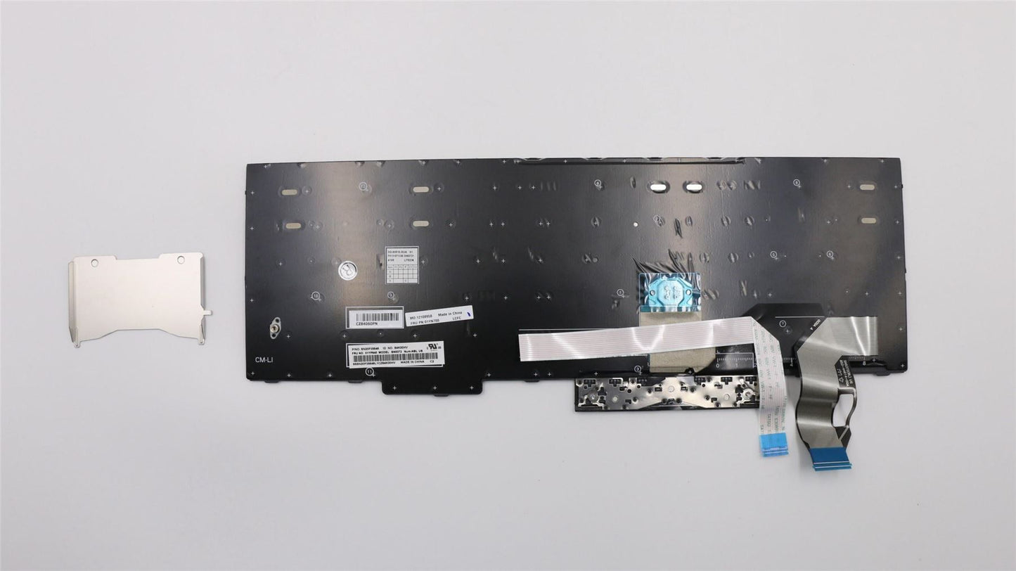 Lenovo ThinkPad E580 E590 Keyboard US Silver 01YN700