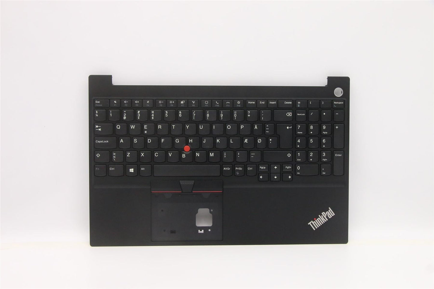 Lenovo ThinkPad E15 Gen 4 Palmrest Cover Keyboard Danish Black 5M11A38433