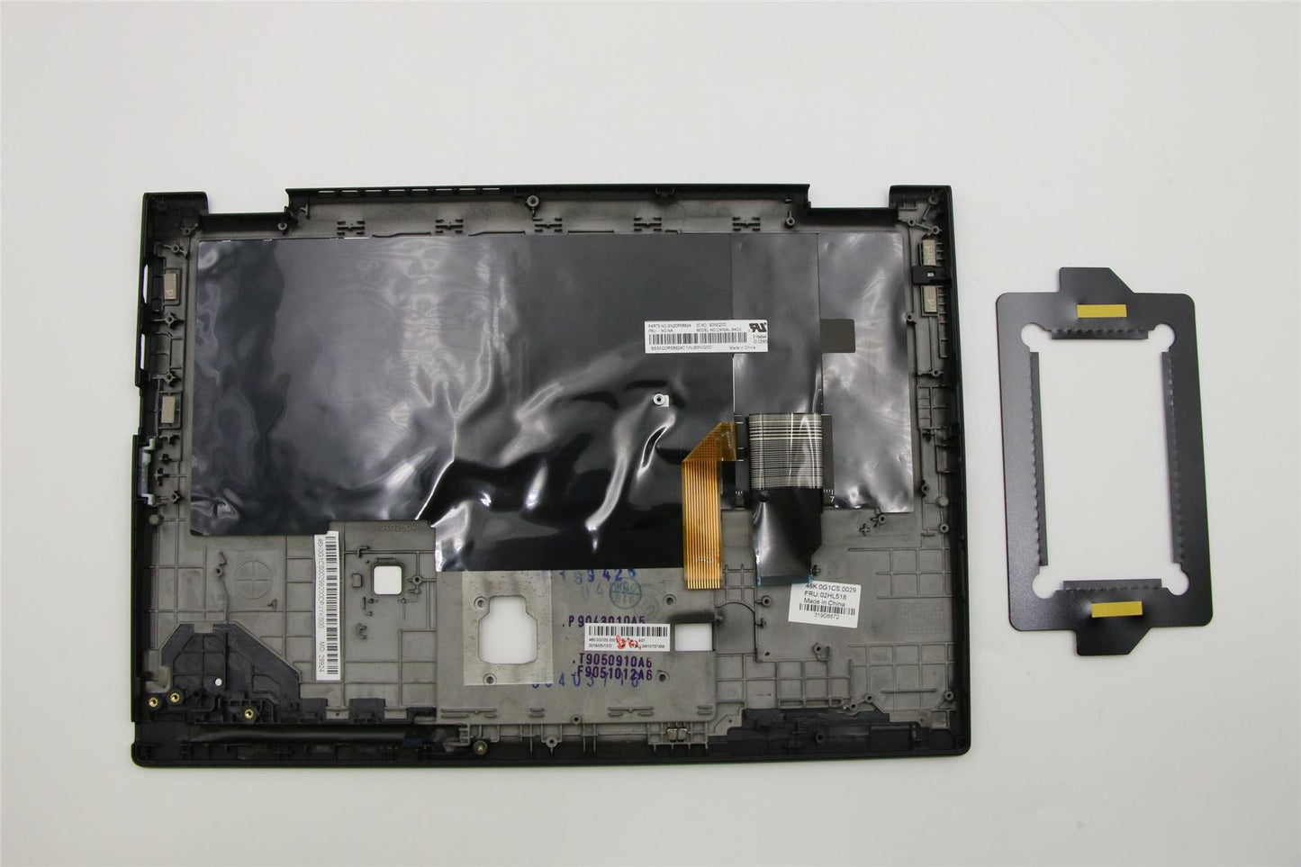 Lenovo Yoga X390 Palmrest Cover Keyboard German Black 02HL518