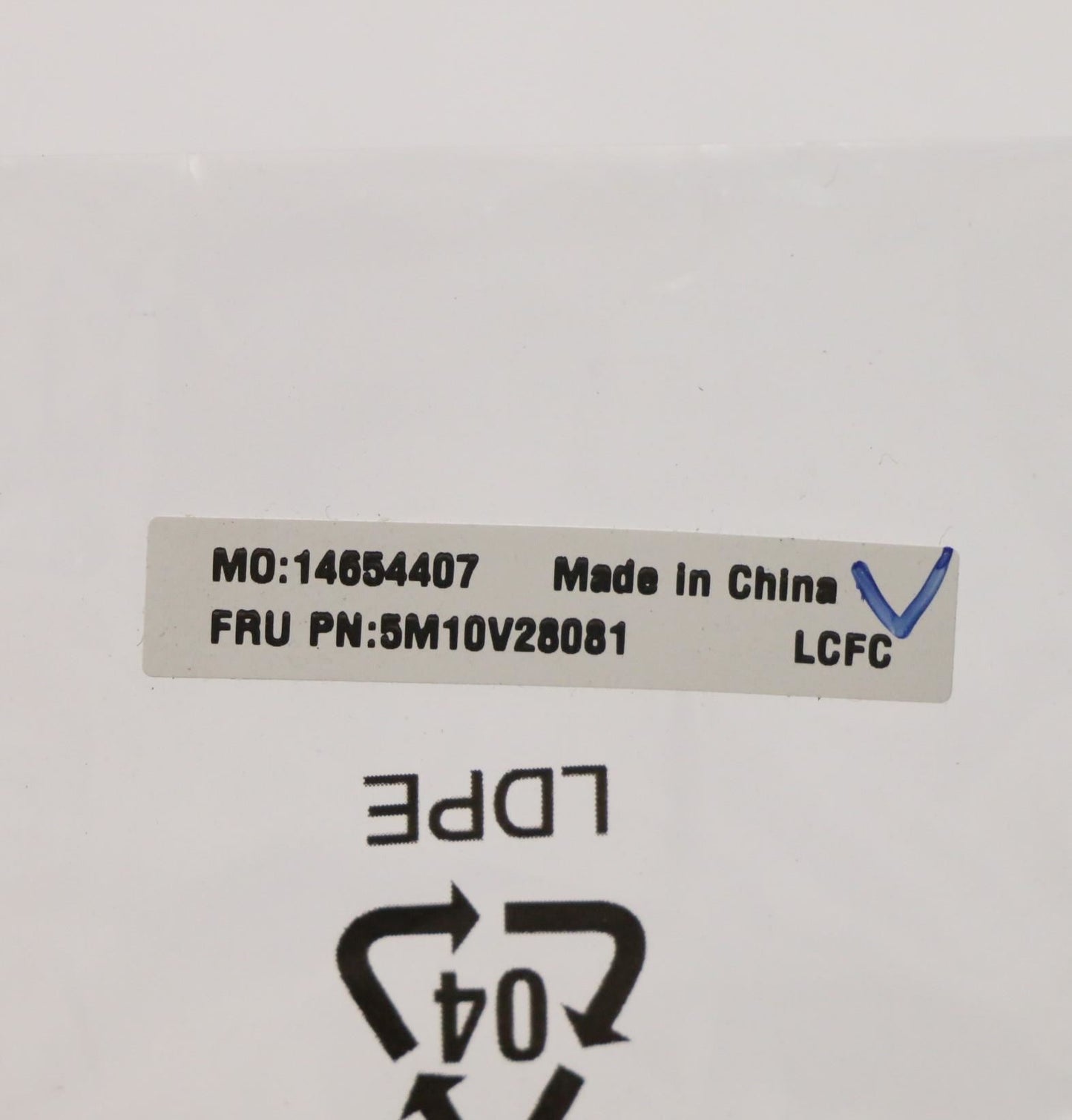 Lenovo 5M10V28081 MECH_ASM Camera shutter