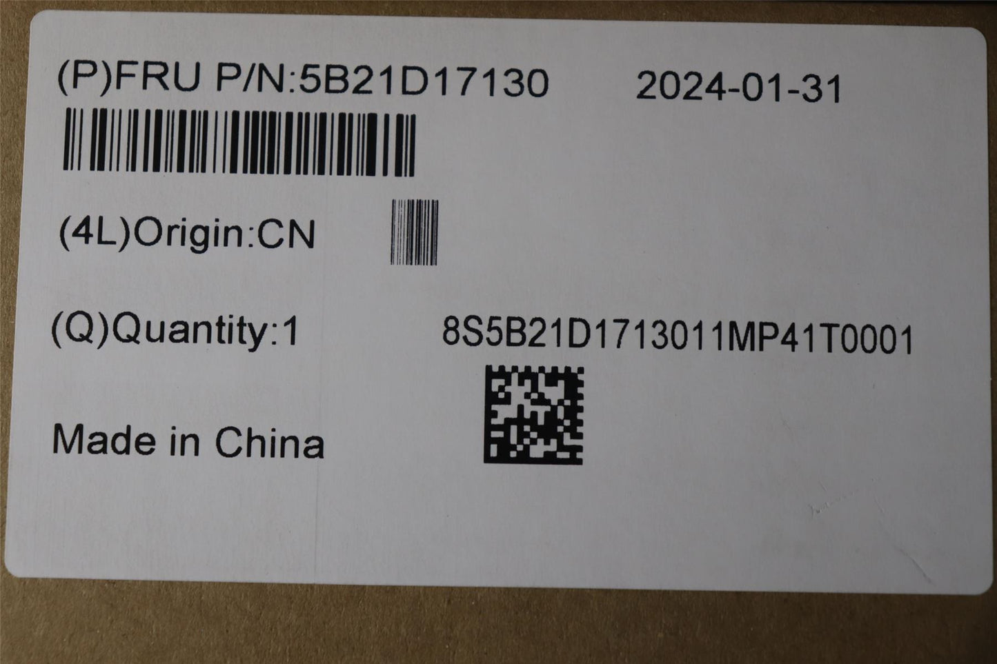 Lenovo RPL-U i3-1315U NP UMA WDPK 5B21D17130