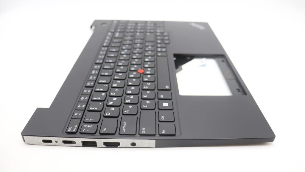Lenovo ThinkPad E16 Gen 1 Keyboard Palmrest Top Cover Ukrainian Black 5M11J05801